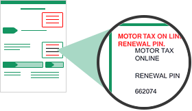 Renew road tax online